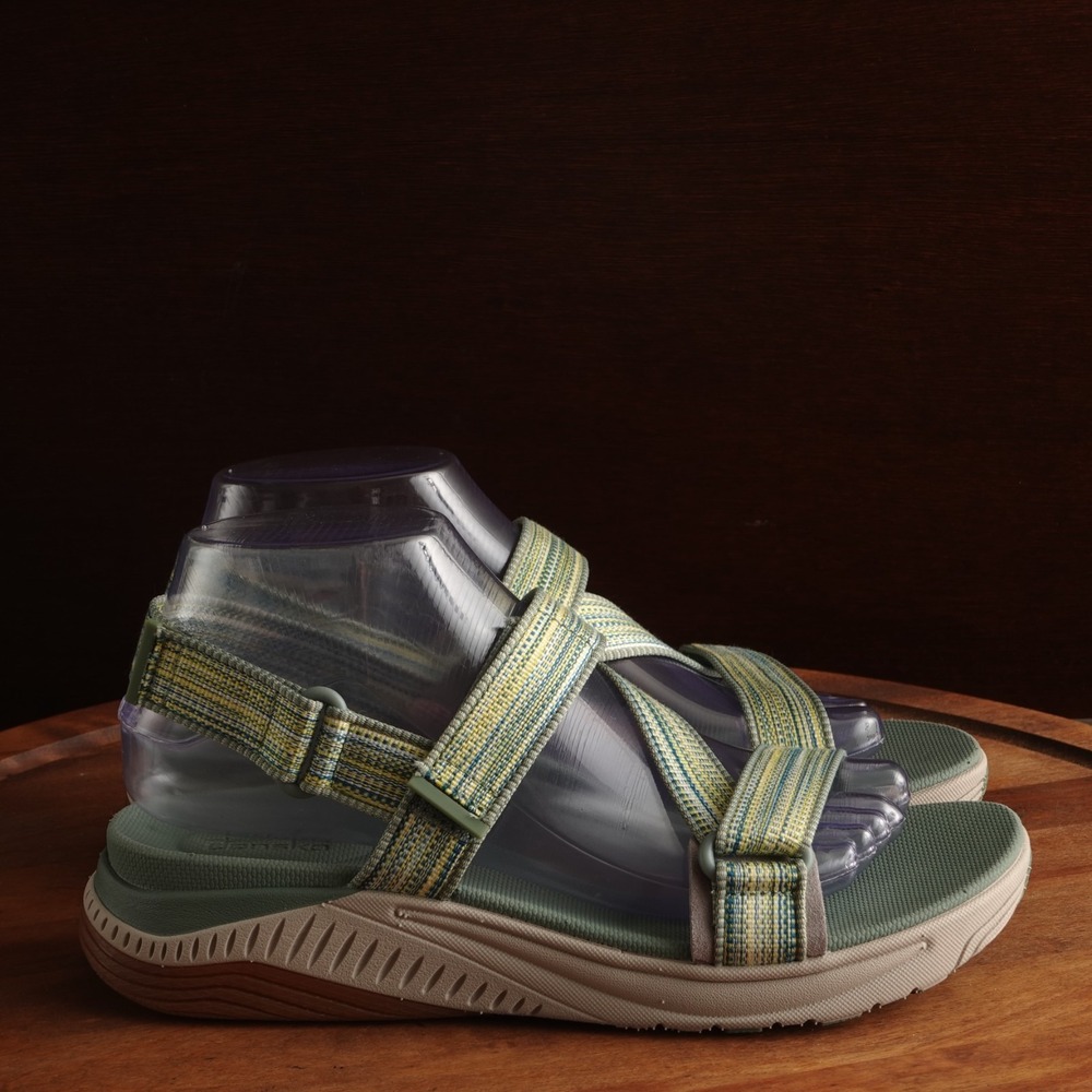 Dansko Sandals Womens SZ EU 38 US 7.5-8 Green Rayna Strappy Comfort Walking Shoe
